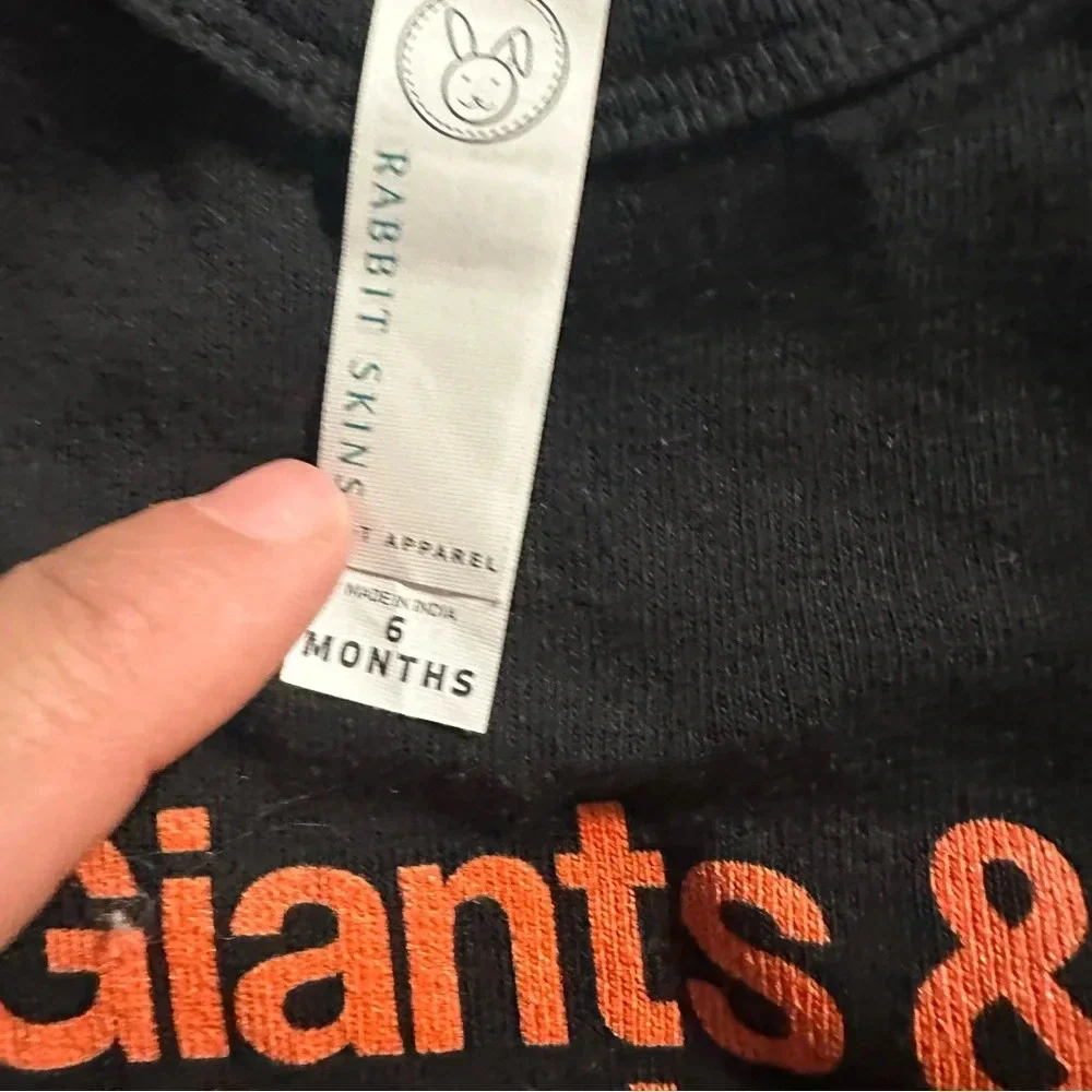 Rabbit Skins 6 months onesie Giants & Warrior & Niner & Sharks